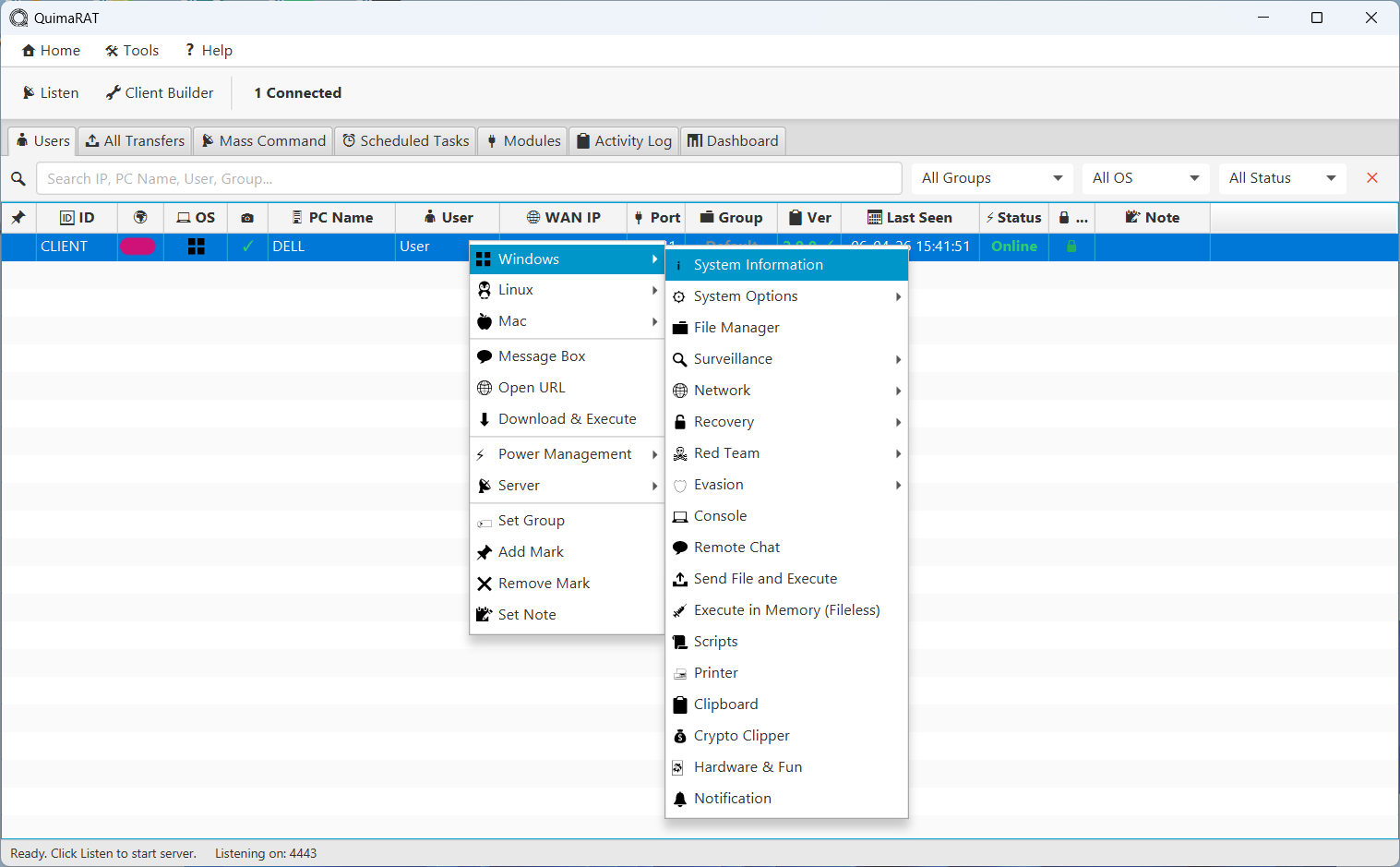 Windows Modules Overview